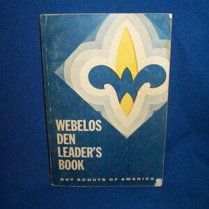 BSA - Vintage Boy Scouts Of America Webelos Den Leader Book -1967